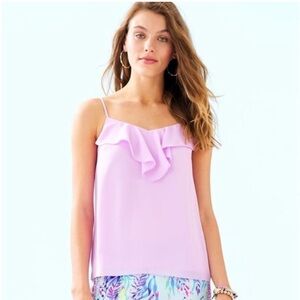 Lilly Pulitzer Karmen Cami Ruffle Top